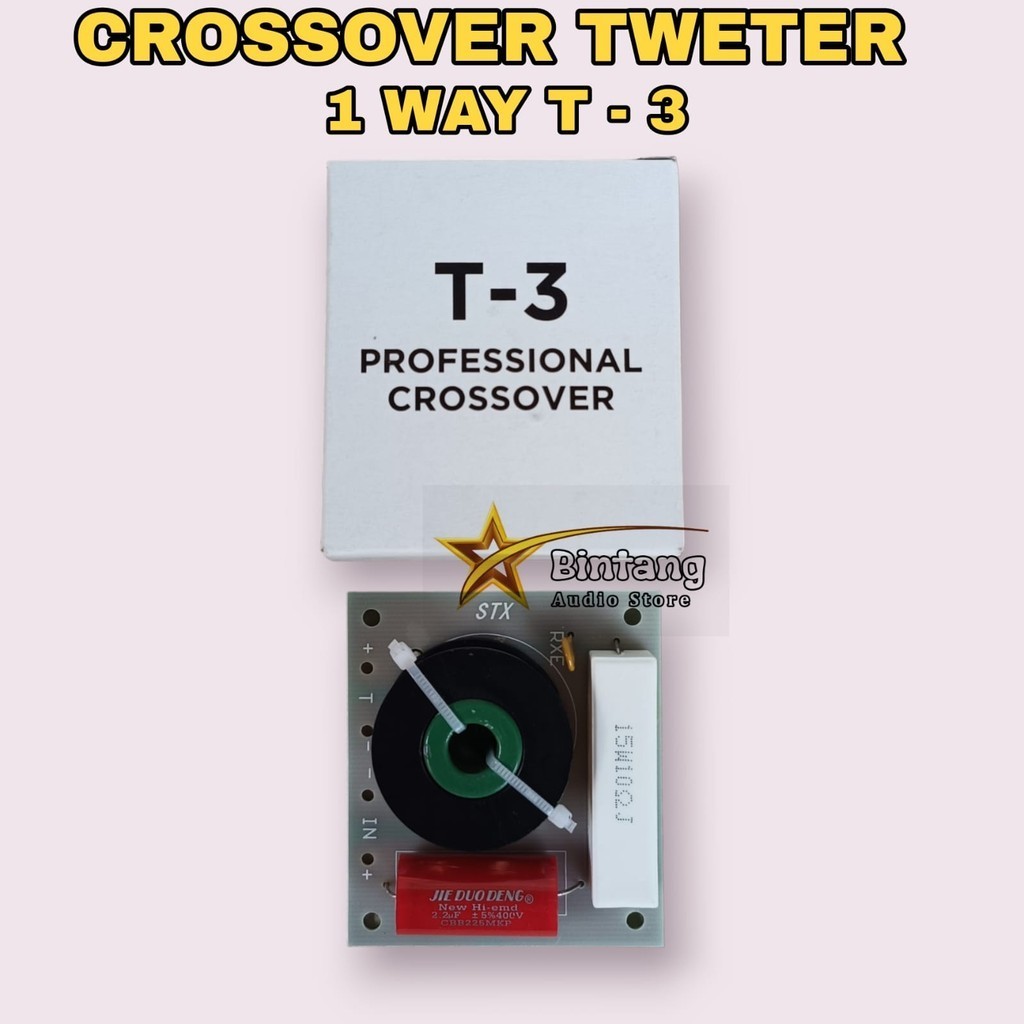 Cross Over Tweeter T-3 / Crossover Tweter 1 Way Original by STX