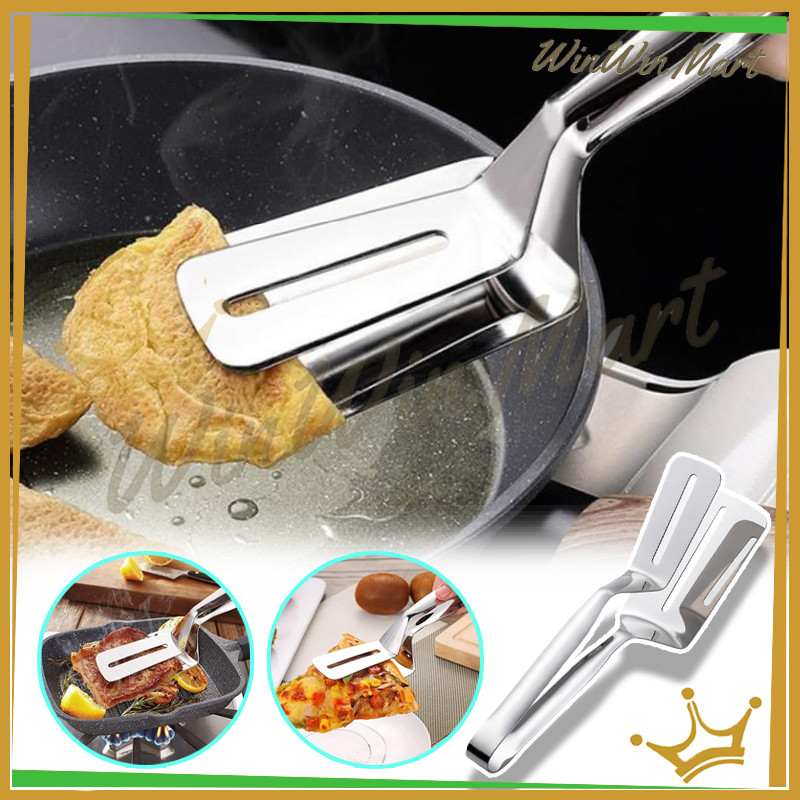 Klip Barbeque Stainless Steel/Spatula Jepit Stainless/Jepitan Steak Stainless/Jepitan Stainless