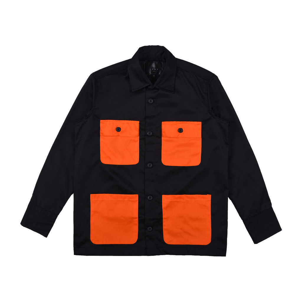 LEAF Chore Black/Orange Jacket