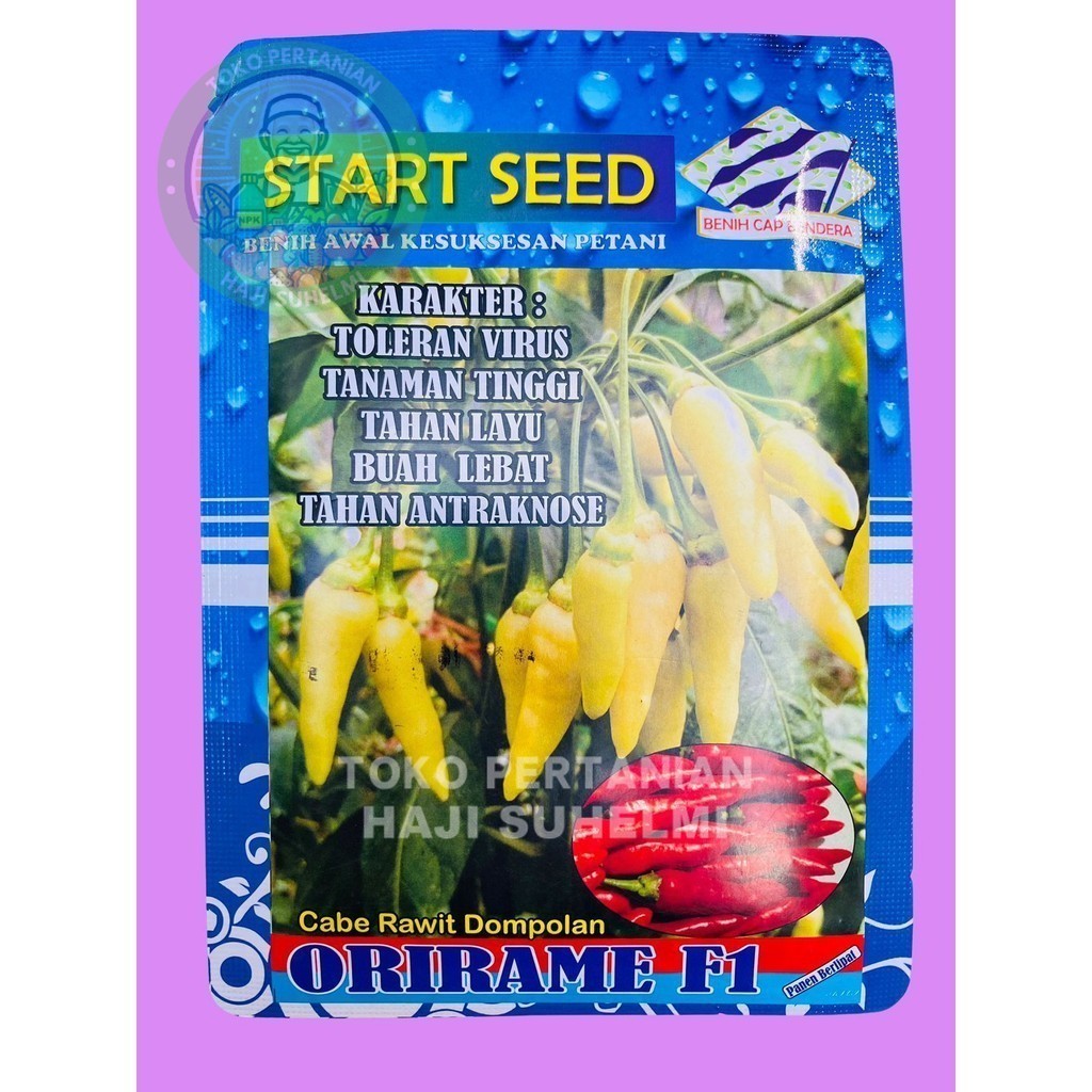 Benih cabai rawit ORIRAME isi 2000biji dari START SEED