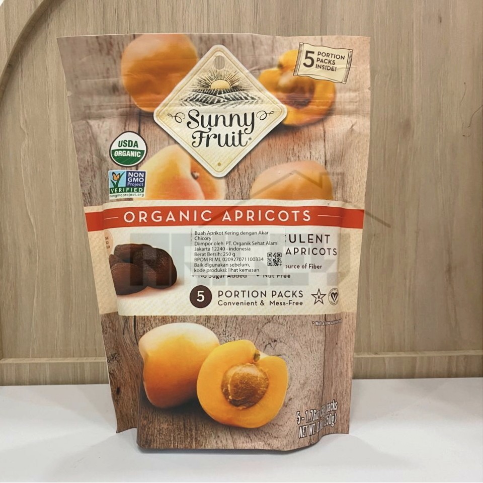 

Sunny Fruit Organic Apricots Buah Organik Kering