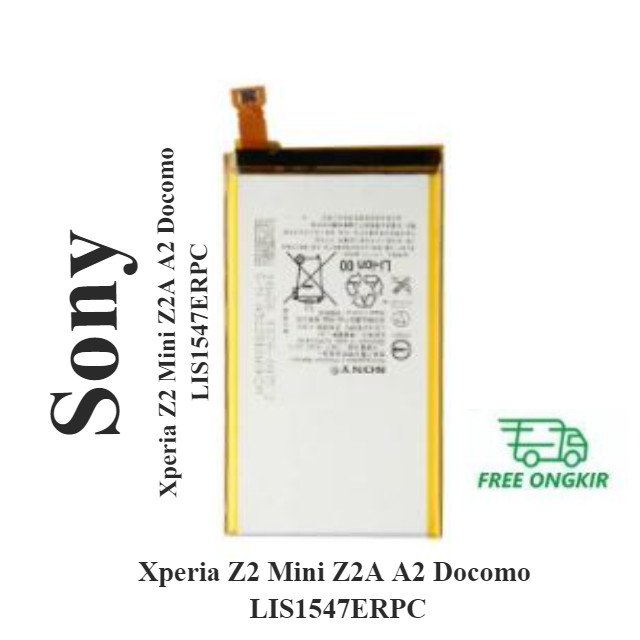 Battery Baterai Original Sony Xperia Z2 Mini Z2A A2 Docomo LIS1547ERPC
