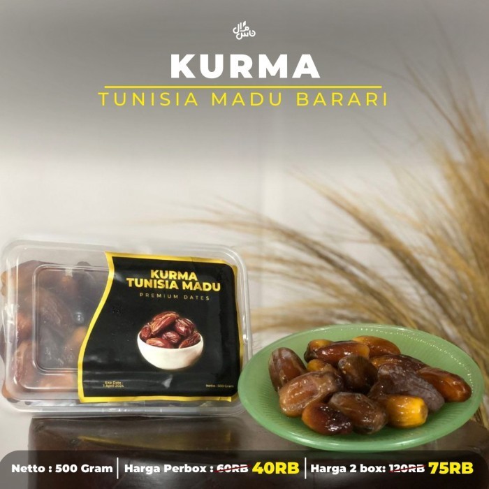

KURMA TUNISIA MADU BARARI - 1 PACK
