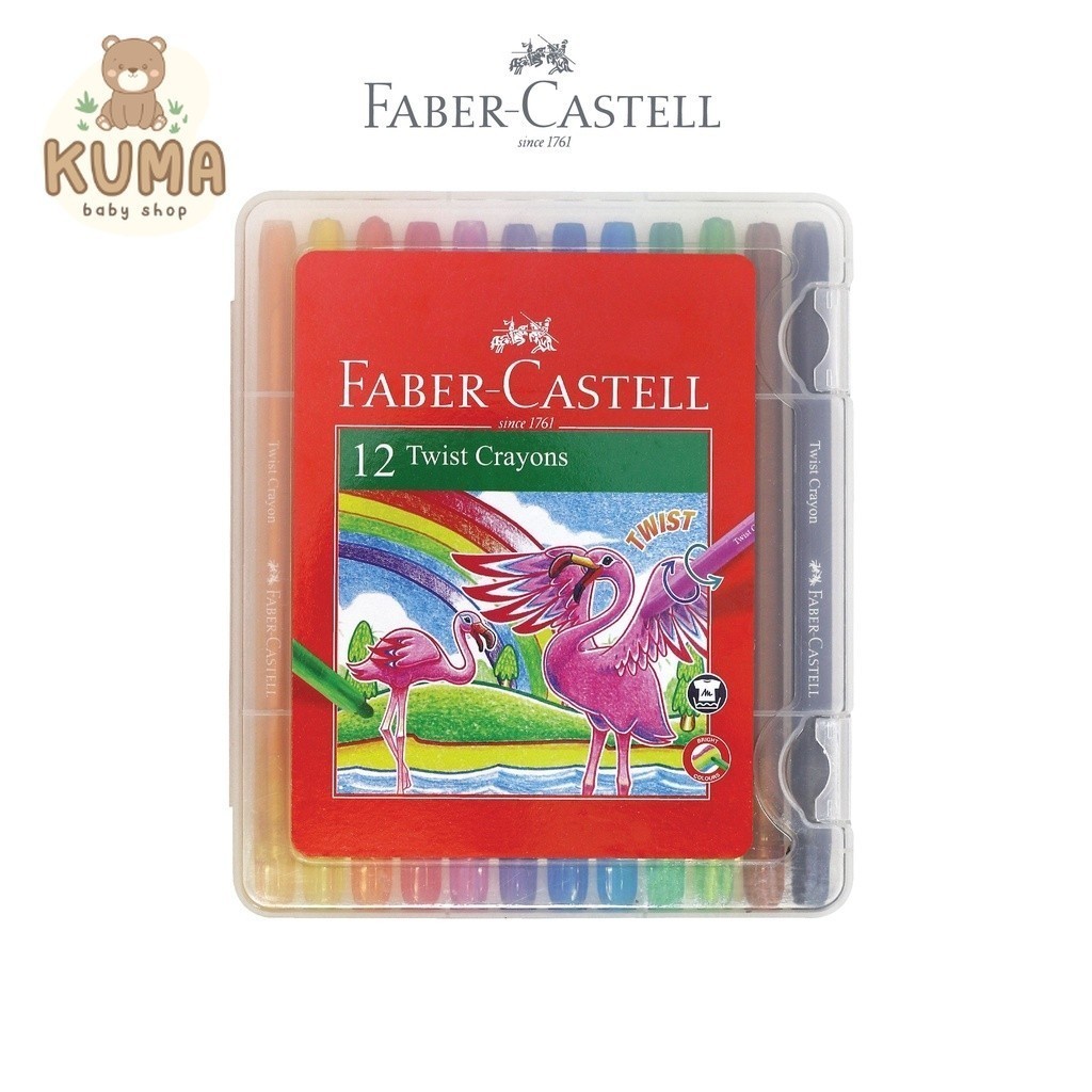 

Faber-Castell Twist Crayon set 12 Krayon Set Anak TK