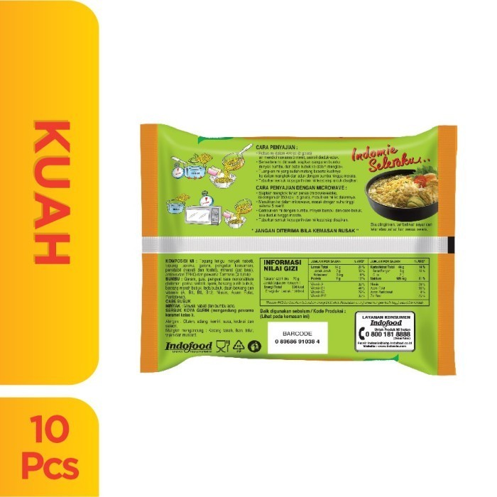 

10 Pcs - Indomie Kuah Soto Spesial