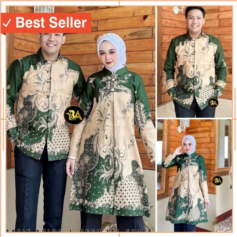 Batik COuple Murah kekinian / Batik Couple  Baju Batik Couple Modern Batik Tunik Couple