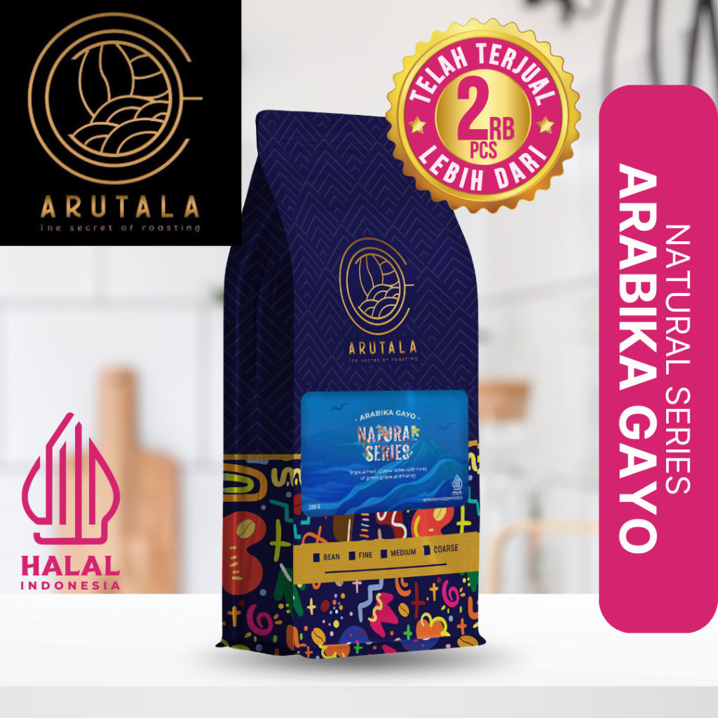 

Natural Series - Arabika Gayo 200 gram -CB 2