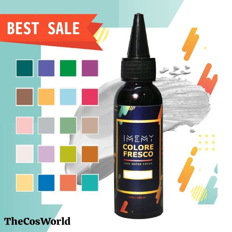 ALL COLOR COLORE FRESCO semua warna cat rambut hair color cream cat pewarna gray abu-abu ash brown p
