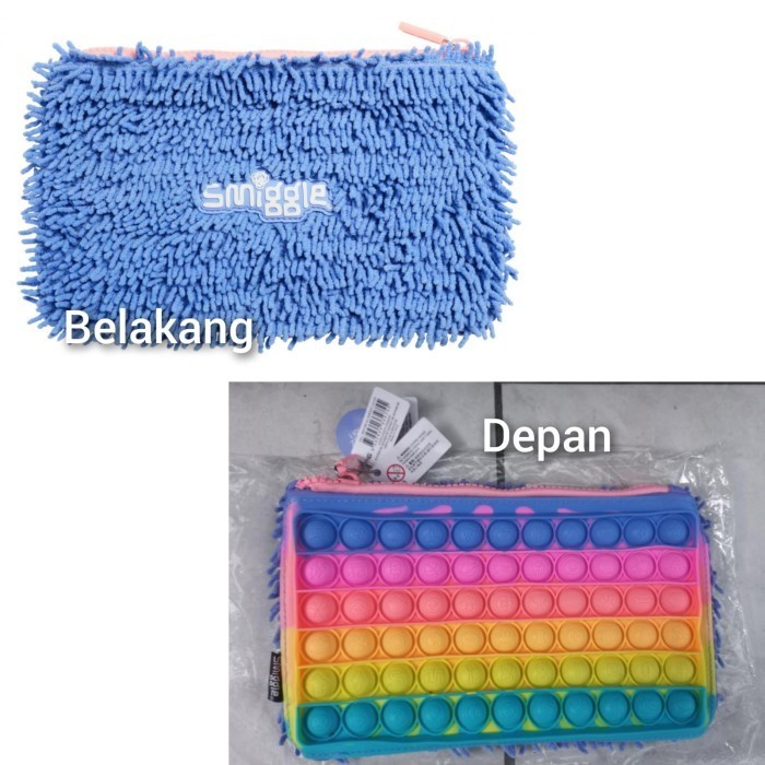 

Pencil Case Smiggle Kotak pensil tempat pensil alat tulis - Popit Blue