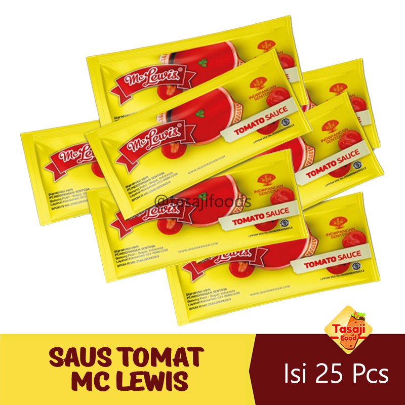 

Mc Lewis Saus Tomat Sachet 9gr X 25 Sachet