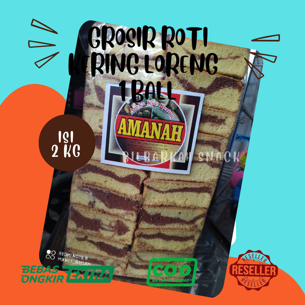 

Roti Kering Bagelen kemasan Ball isi 2 kg Lebih hemat / Kue kering Kue Lebaran murah / Roti Bagelen