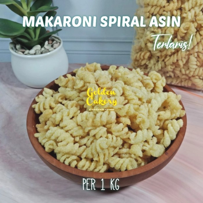 

AST MAKARONI SPIRAL ASIN TERLARIS ISI 1KG NETT