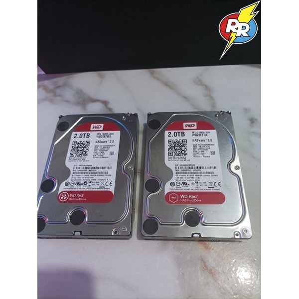 Harddisk Hdd Hardisk PC sata 2 TB Merk WD Red Nasware