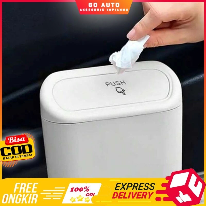 Tempat Sampah Mobil / Tong Sampah Mobil Mini Gantung Multifungsi FIRST HAND IMPORT