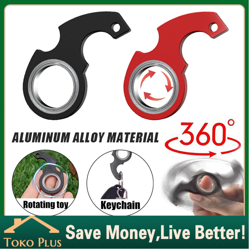Keychain Fidget Spinner KEYRAMBIT Gantungan Kunci Karambit Spinner Keychain Fidget Toy