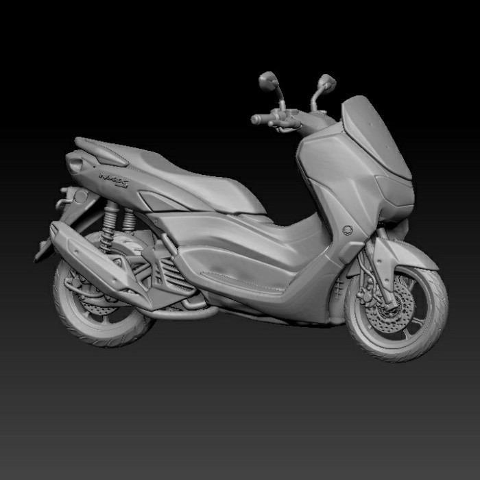 Miniatur Skala 64 motor  nmax new Resin Diecast Diorama