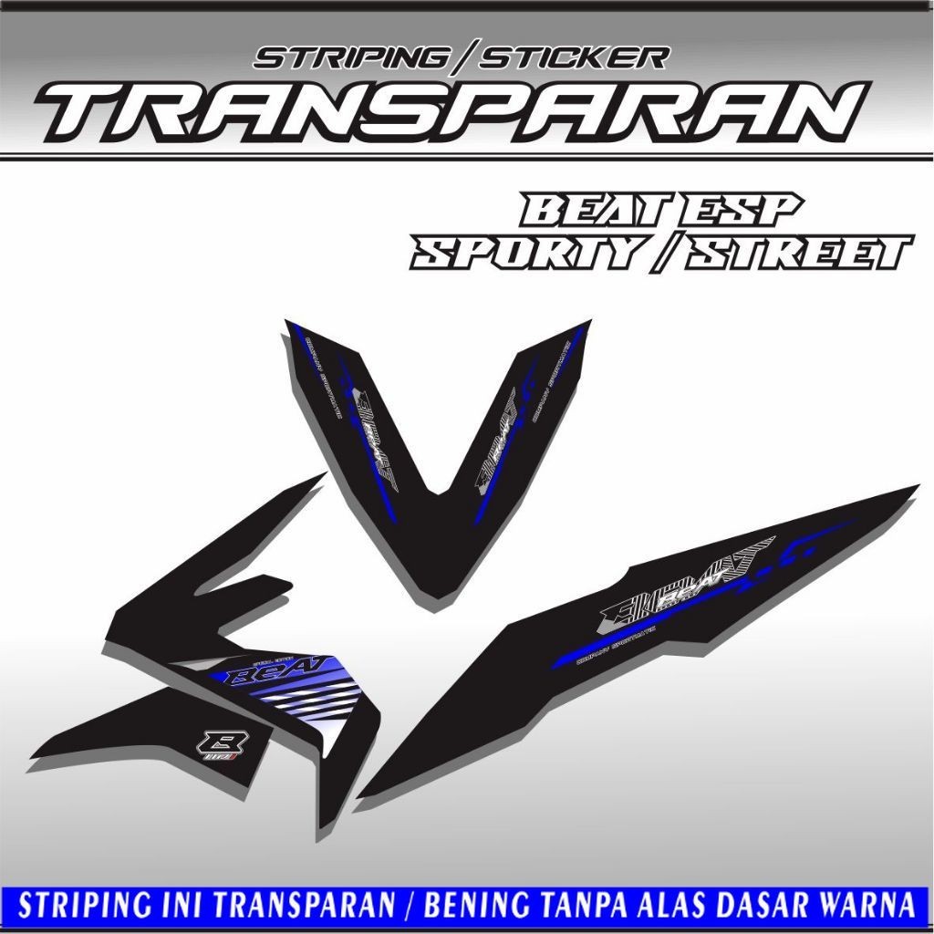 TRANSPARAN / STRIPING TRANSPARAN BEAT NEW SIMPLE