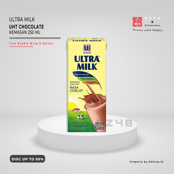 

ULTRA MILK SLIM SUSU UHT RASA COKELAT KEMASAN 250 ML