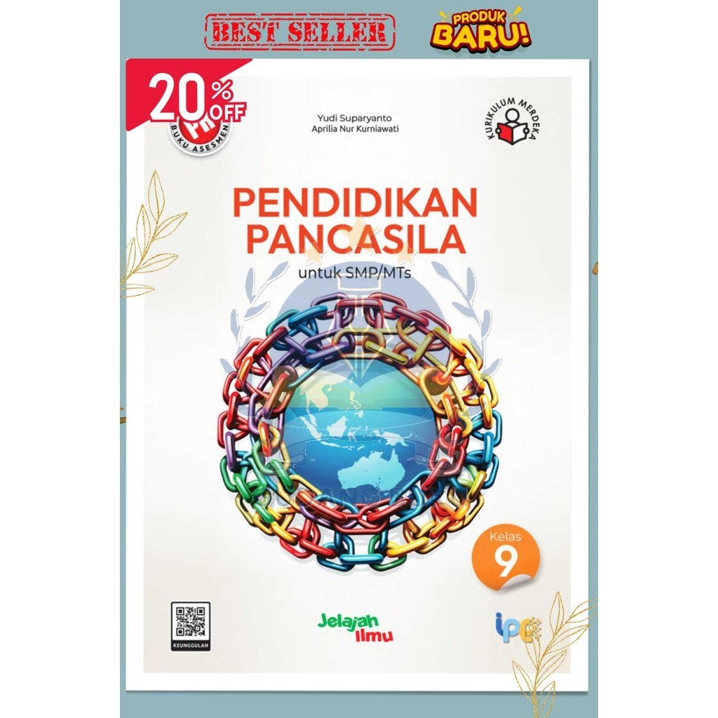 Buku Pr/Lks Kurmer PPKN Kelas 9/IX SMP/MTS Semester 1&2 Kurikulum Merdeka Intan pariwara Tahun 2024 