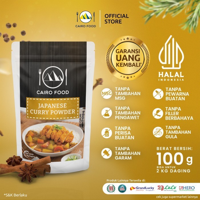 

NEW Bumbu Kari Jepang Cairo Food - 100 Gram