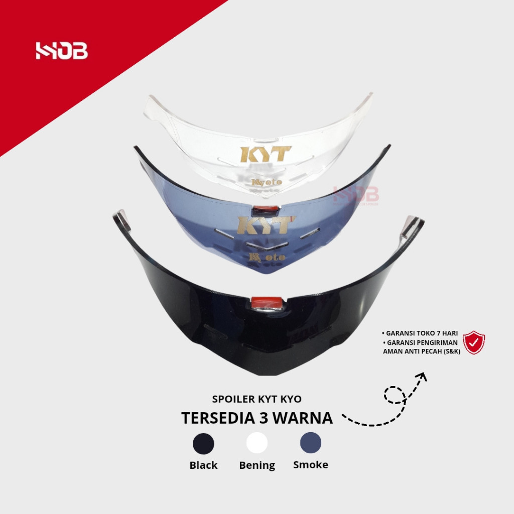SPOILER HELM AKSESORIS KYT KYOTO / Spoiler Helm KYT KYOTO - variasi helm kyt kyoto spoiler helm kyt 