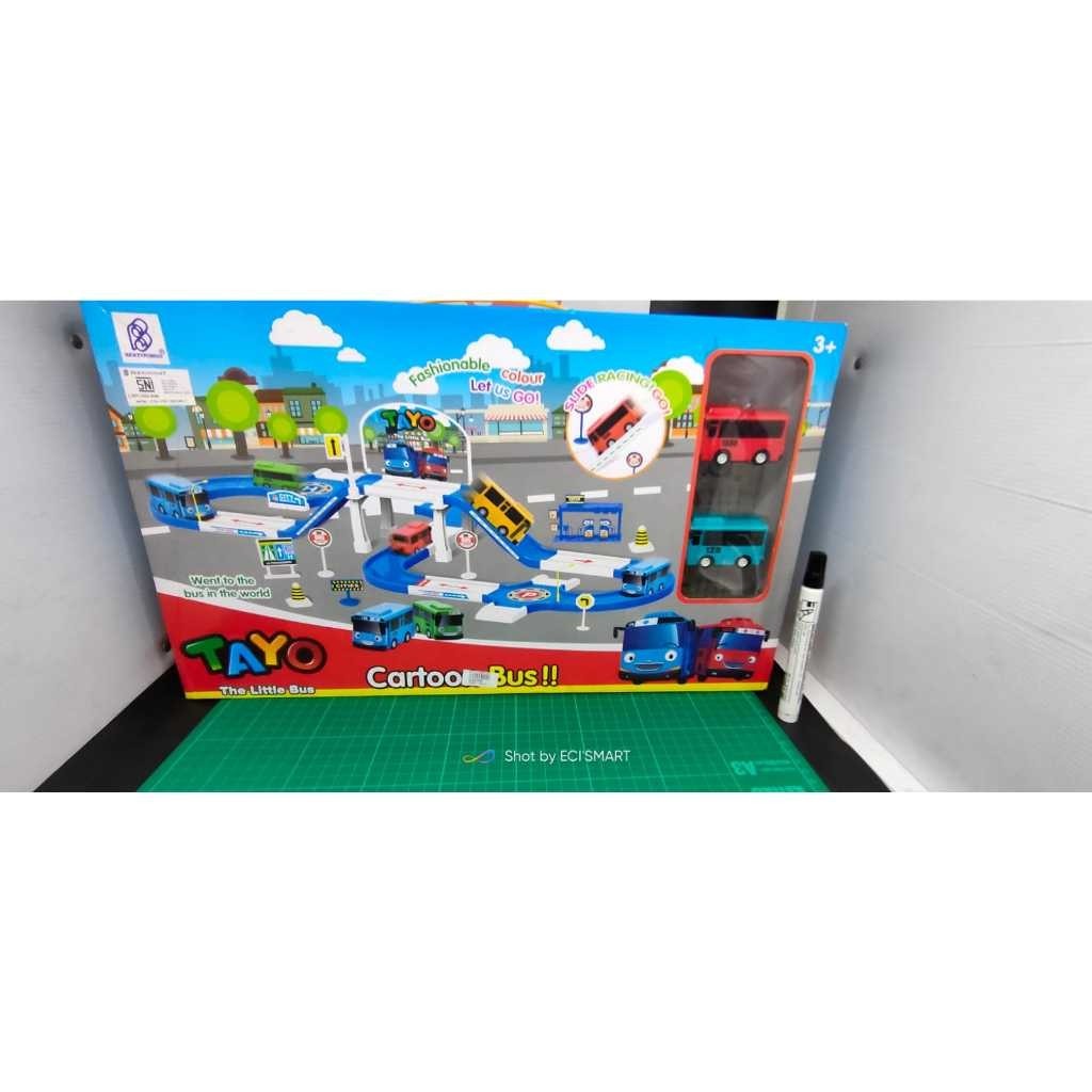 Track Tayo BesarMainan Bus TayoParkir Lot Tayo