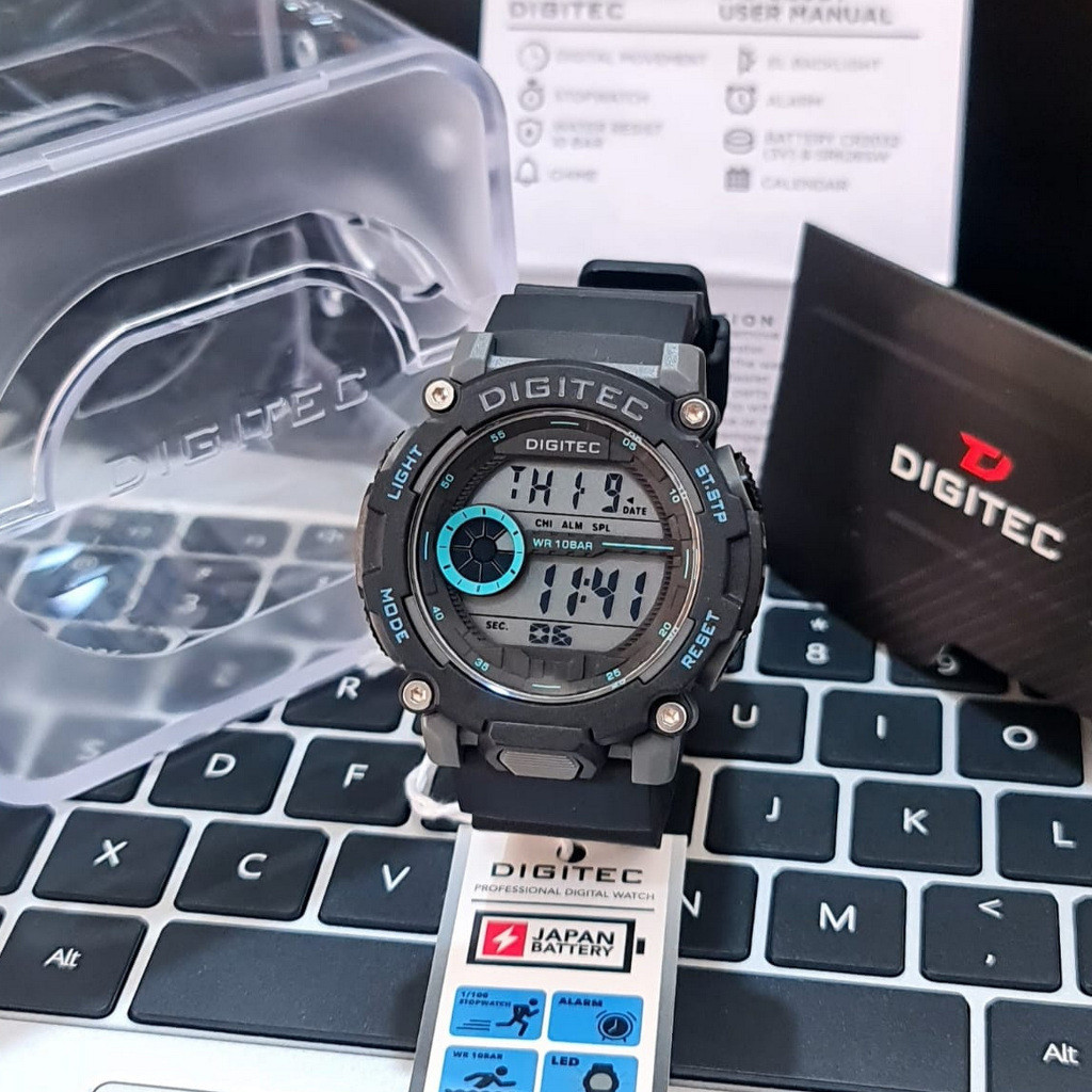 PROMO Digitec DG 5205 Jam Tangan Pria Original Digital Rubber Fashion VK