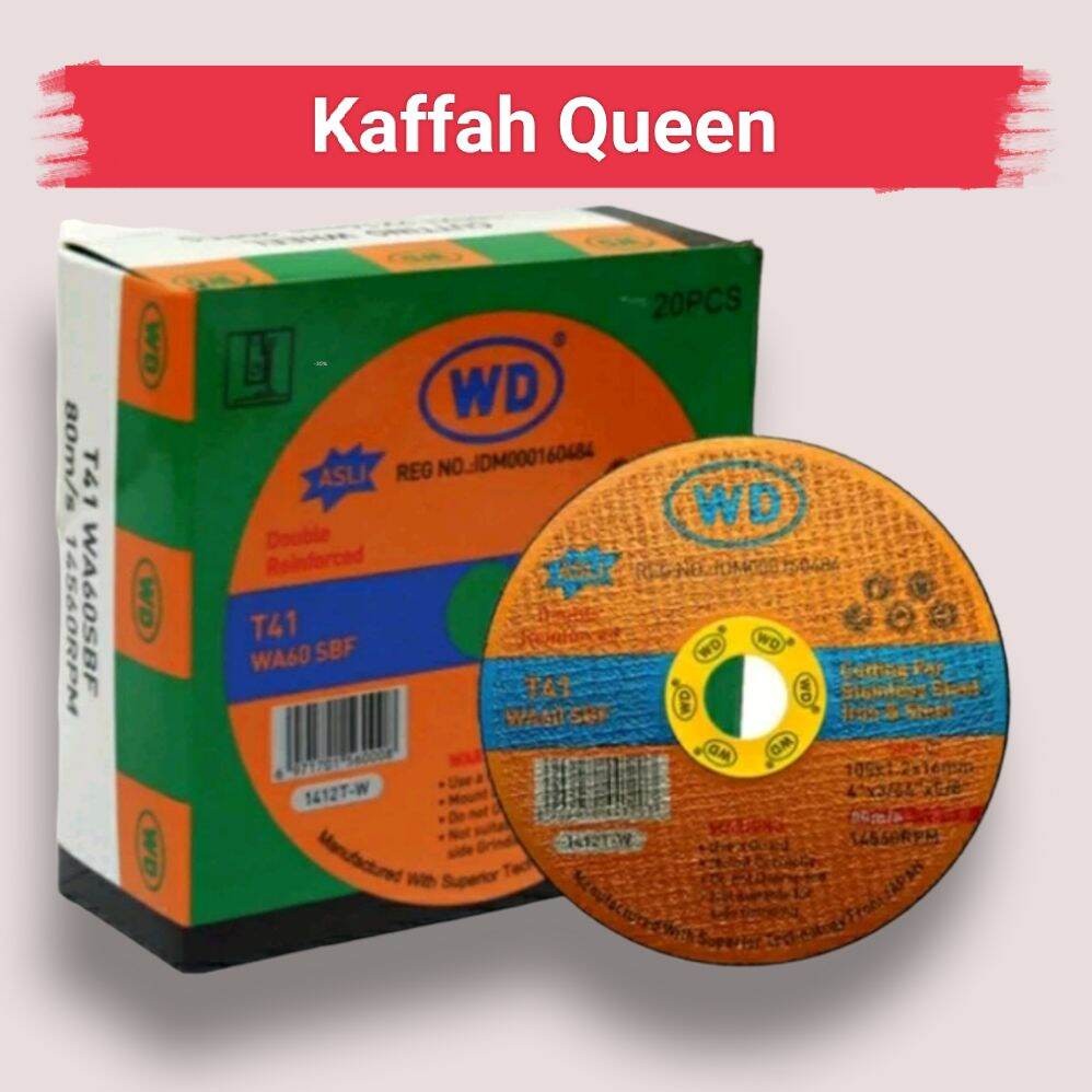WD Batu Gerinda Potong 4 inch isi 20 pcs