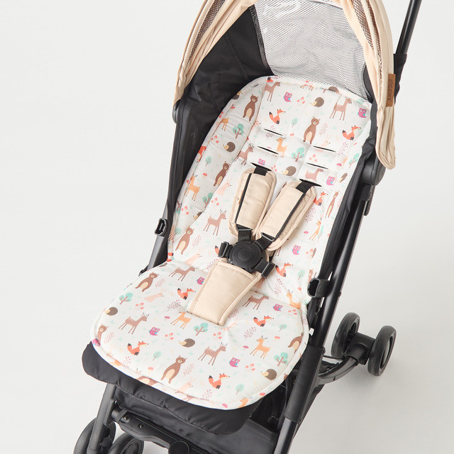Babyshop Juniors Print Stroller Cushion-Multicolour