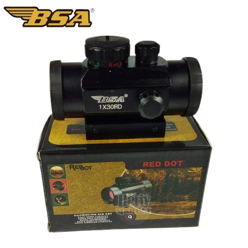 TELESKOP REDOT BSA 1X30 RD / TELESCOPE RED DOT BSA TERMURAH