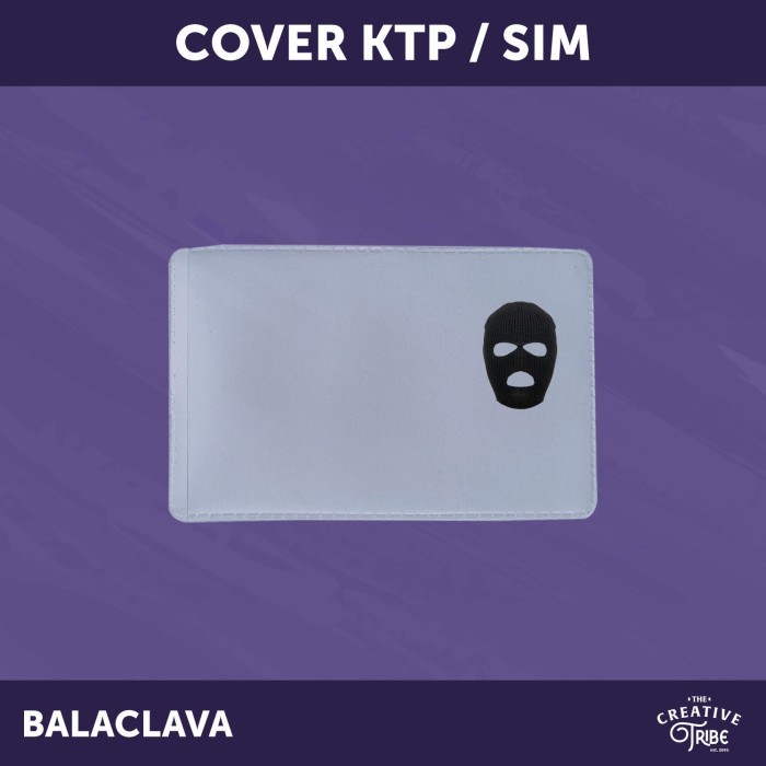 

Topeng - Cover KTP / SIM - Sampul Plastik Mika Pelindung Kartu Mask - Gas Mask, PASANG SENDIRI