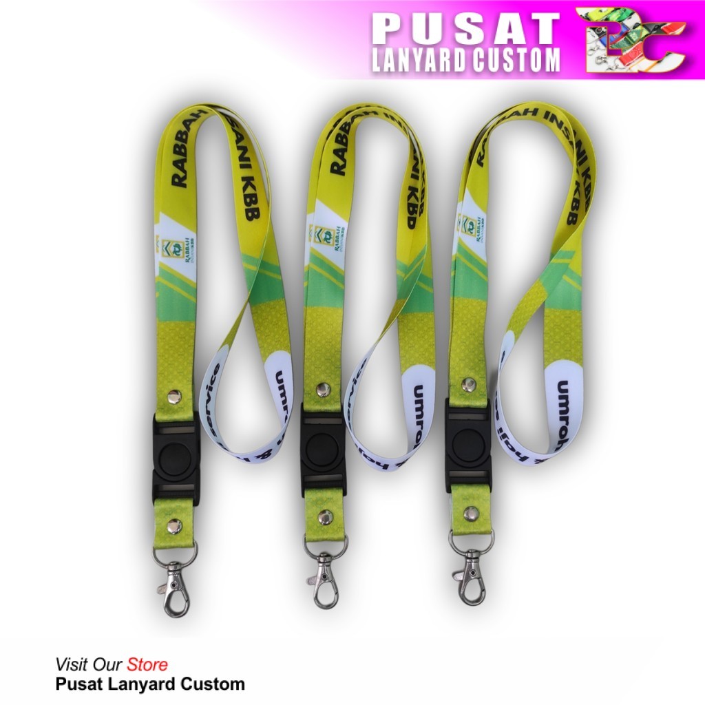 

Pusat Lanyard Custom - lanyard custom print 2cm cetak print sublim 2 muka / tali idcard 2 cm printing minimal orderer 10pcs