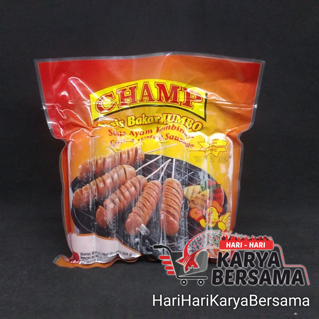 

CHAMP SOSIS BAKAR JUMBO KOMBINASI AYAM 500GR