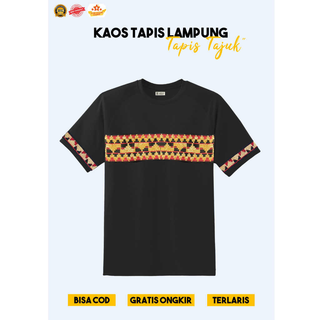 LAMPUNG ETHNICA OFFICIAL - KAOS LAMPUNG - Kaos Tapis Lampung Asli -KAOS TAPIS LAMPUNG KEREN -TAPIS L