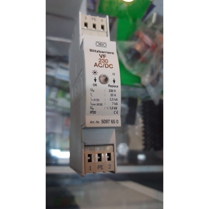 Penangkal Petir - Surge Arrester OBO VF230 - AC/DC