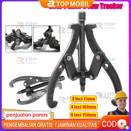 

[COD]Treker bearing 3 Kaki 4" 6" Inch Gear Puller 3 Jaw Tracker alat melepas bearing Gear Dapat diganti dengan dua cakar/tiga cakar