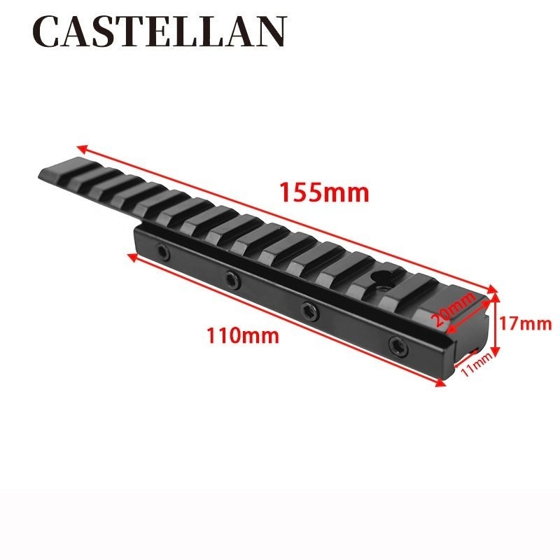 Converter adapter mounting teleskop rail 11 ke 22