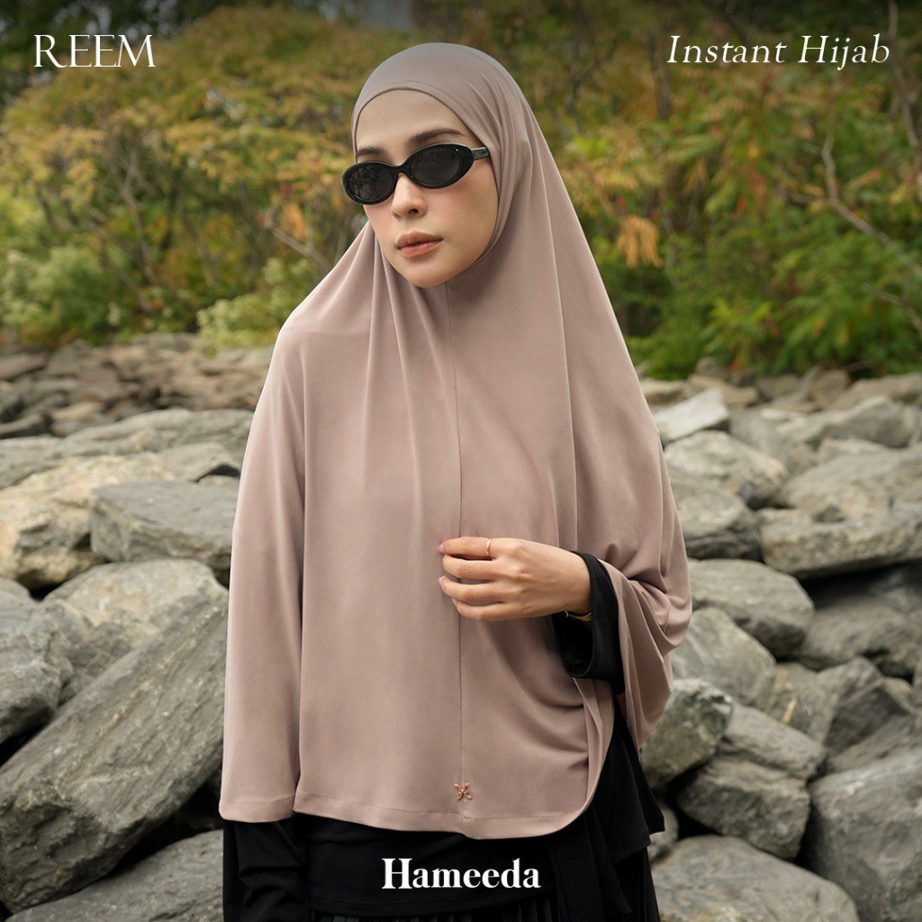 EK74EN Hameeda - Reem Instant Hijab | Bergo Jersey