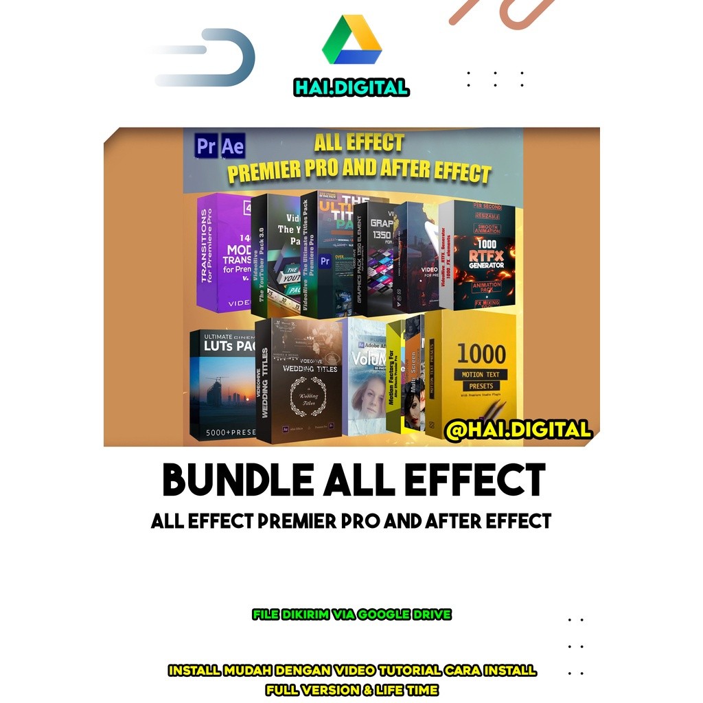ALL EFFECT PREMIER PRO AND AFTER EFFECT