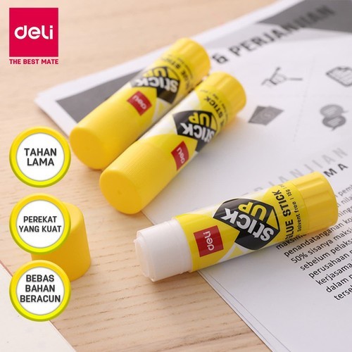 

Deli Glue Stick Up PVA 9GR - 21GR - 36GR Lem Stick Deli