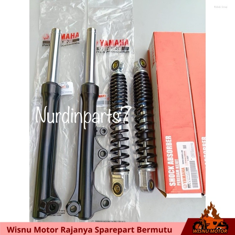 As Shock Depan Plus Tabung + Shockbreaker Belakang Vega ZR Vega rr Vega R New 5D9