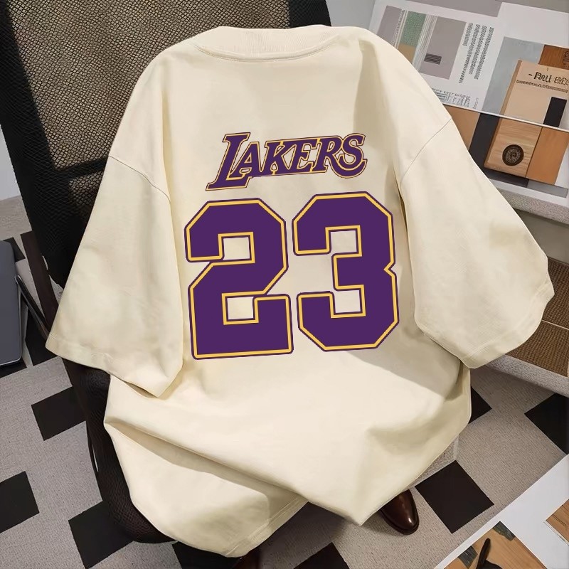 Kaos Gaya Bola Basket Nomor 23 Jumbo ( S - 6XL ) Baju Kaos Oversize Wanita|Korean Style Baju Kaos Ov