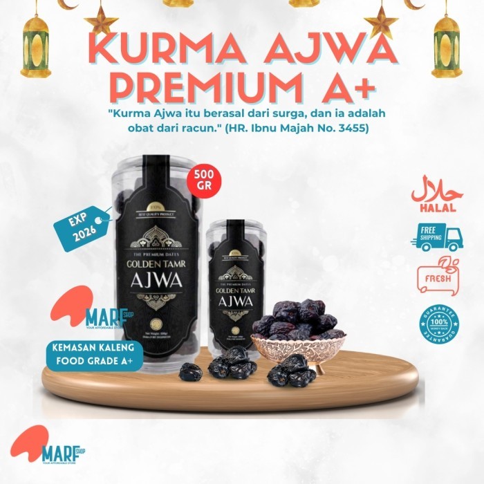 

Terlaris! KURMA AJWA PREMIUM ISTIMEWAH KURMA NABI QURMA MEDIUM ASLI ARAB