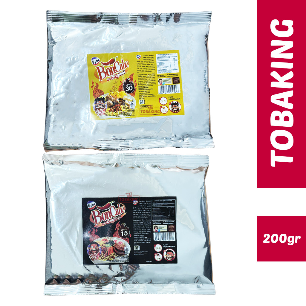 

Boncabe Sambal Tabur Level 15 30 Bubuk Cabe Kobe Chili Powder