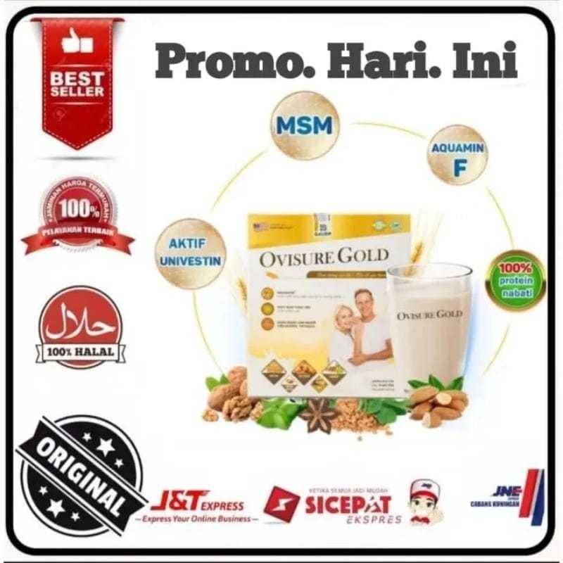 

( HARGA PER BOX ) OVISURE GOLD SUSU BUBUK USA UNTUK SENDI DAN TULANG LANJUT USIA
