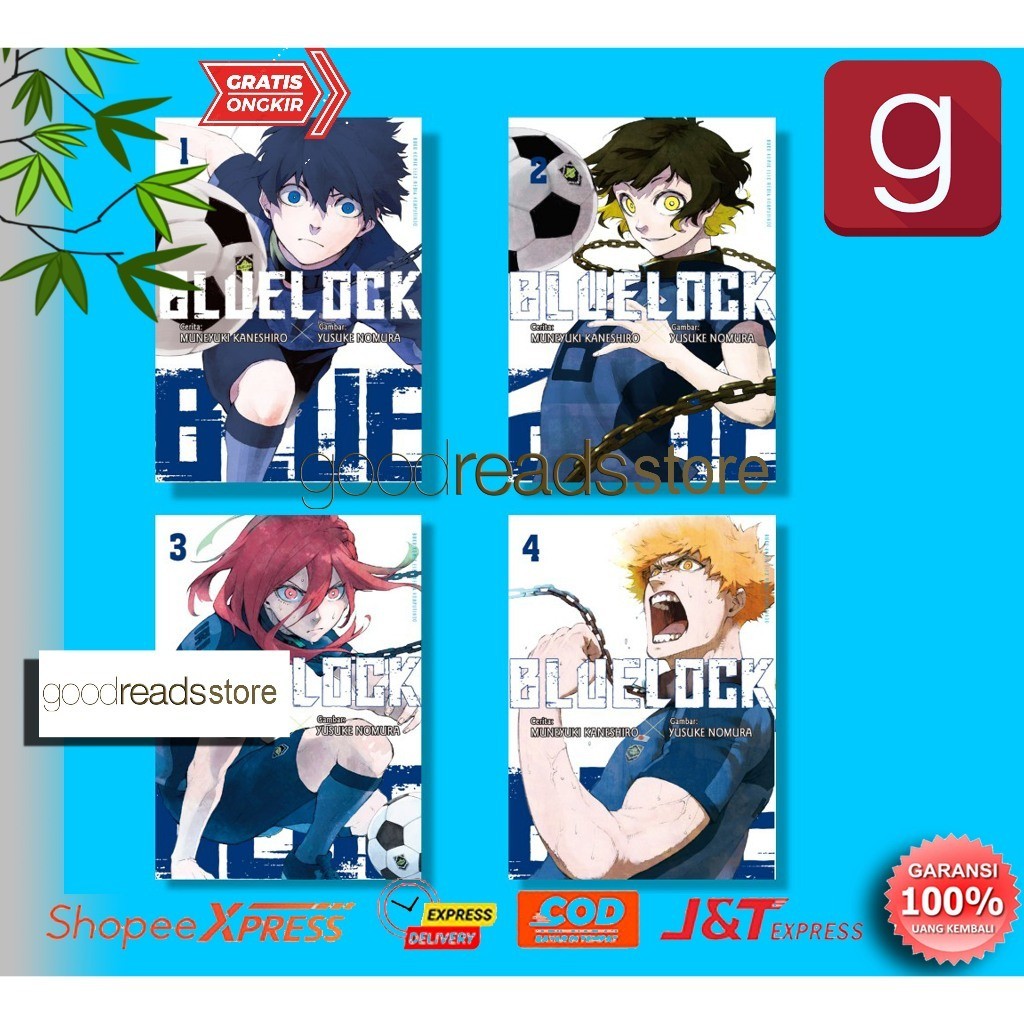 Komik Manga Blue Lock Volume (1-29) BAHASA INDONESIA SEMUA - goodreadsstore