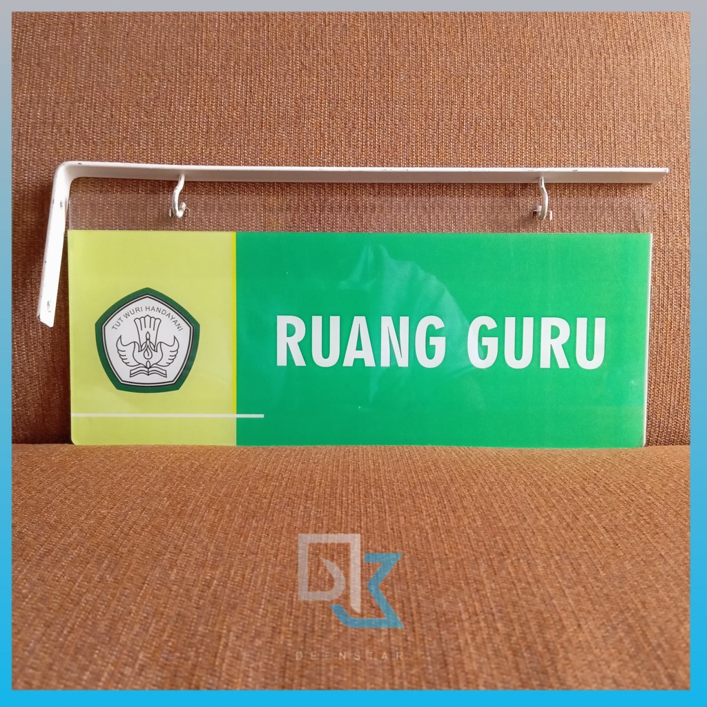 Akrilik gantung, Akrilik ruang guru, Akrilik nama ruang, Akrilik nama ruangan