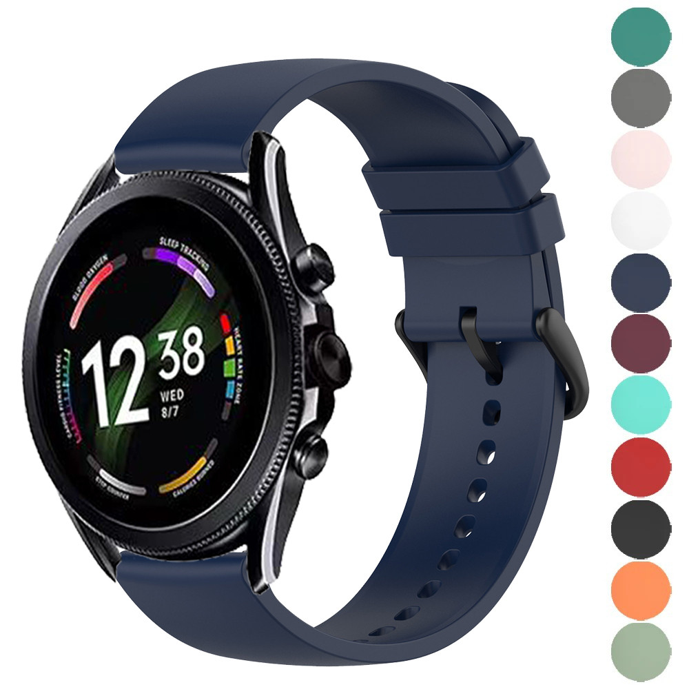 22mm Silicone Strap For Fossil GEN 6 5 5e 44mm/GEN 5 LTE 45mm Wat   Band For Fossil Gen 5 Julianna G