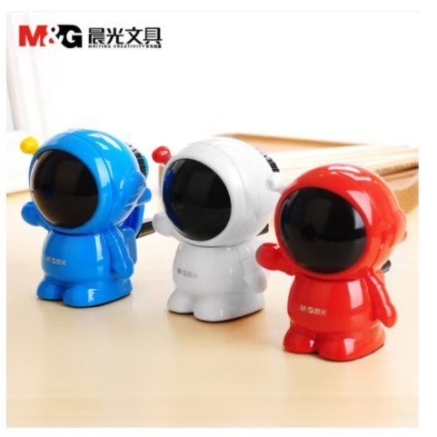 

M&G Rotray Pencil Sharpener spaceman /M&G Rautan Putar Spaceman / Serutan Putar Anak Lucu 90649