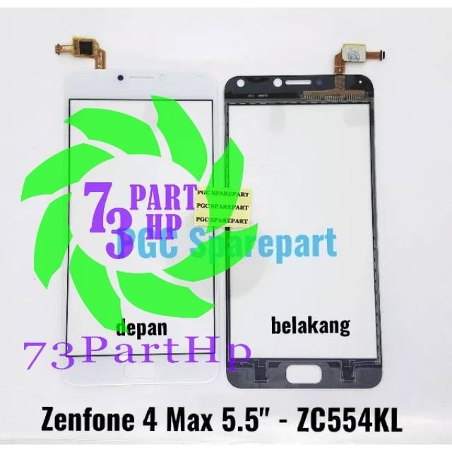 Original Touchscreen Asus Zenfone 4 Max Pro 5.5" / ZC554KL / x00id / x00is / x00hda / XOOID - Kaca T